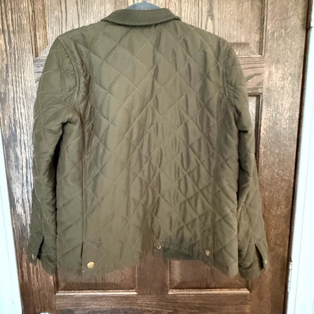 Lauren Ralph Lauren Olive Quilted Jacket - Picture 2 of 7